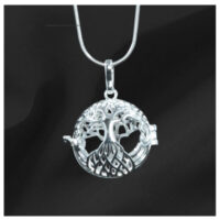 Silver Tree of Life Gem Pendant