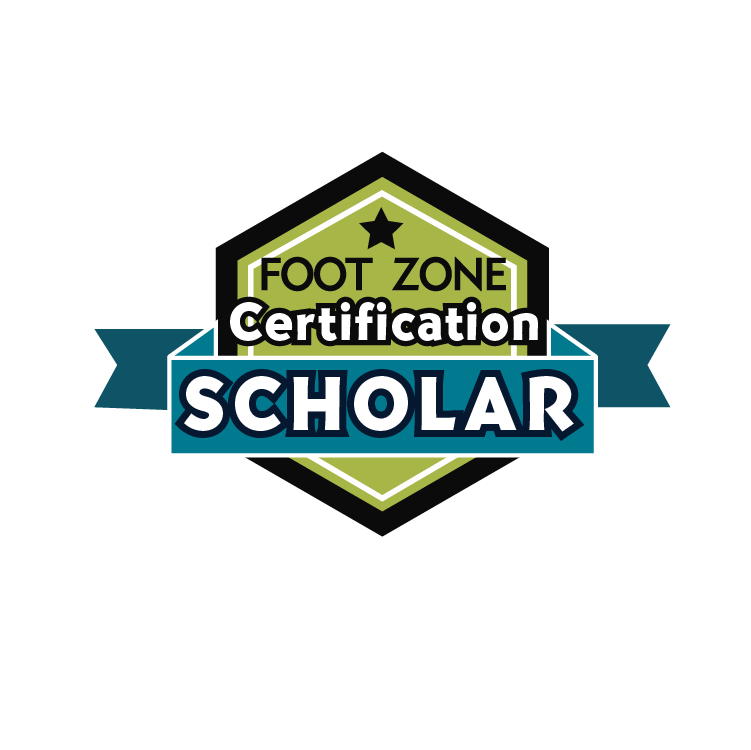 Foot Zone Certification Scholar ICon