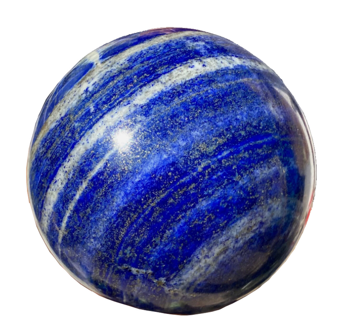 Lapis lazuli gemstone for crystal wellness.